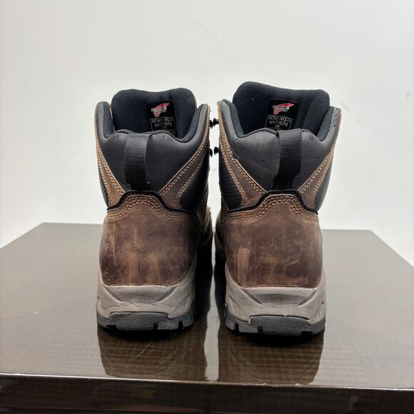 Red Wing 2205 6" Aluminum Safety Toe Lace Up Boots Men's 9 Workwear Hike - Picture 4 of 11